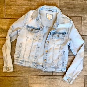 FOREVER 21 Size Small Light Blue Jean Jacket